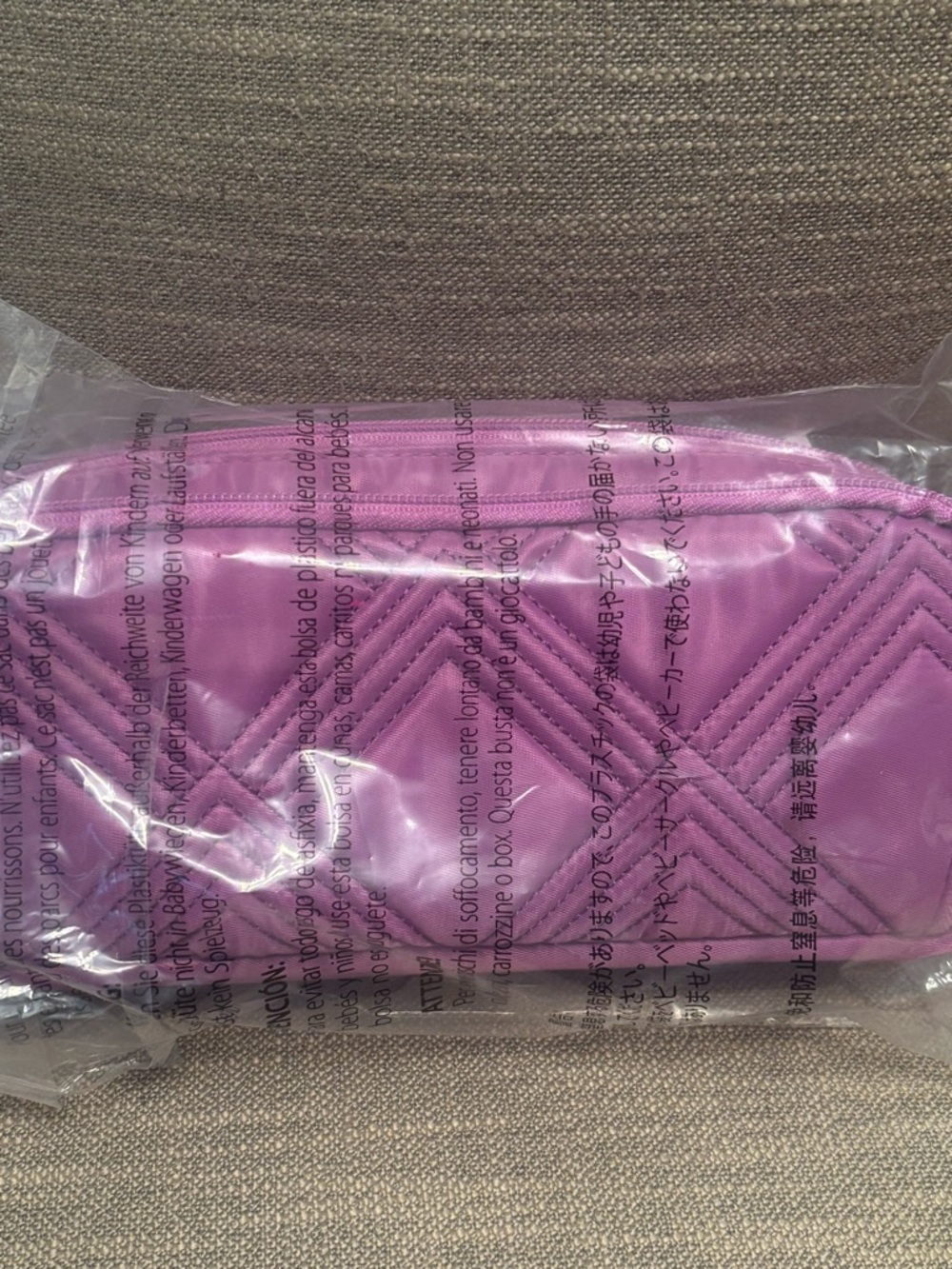 Lug Seaplane Cosmetic Pouch Açaí Berry New